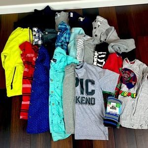 EUC Boys size 7/8 clothing bundle